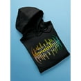 thumbnail image 3 of Music Is Therapy Quote Hoodie Men -Smartprints Designs, Male Large, 3 of 4