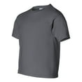 thumbnail image 2 of Ultra Cotton Youth T-Shirt, L, Charcoal, 2 of 3