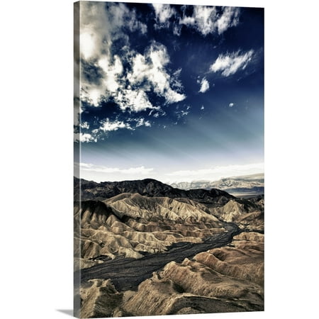 Sunrise Death Valley National Park Great BIG Canvas | Scott Stulberg Premium Thick-Wrap Canvas entitled Zabriski Point at sunrise in Death Valley National Park, USA ()