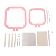 thumbnail image 2 of Double Layer Embroidery Hoop, Tabletop Frame Holder with Needle, Needlework Stitch Hoop Punch Embroidery Tool for Craft Projects, 2 of 7