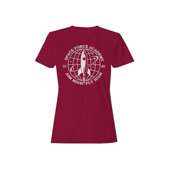 Space Force Academy Rocket Emblem Women's T-shirt