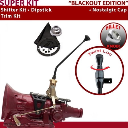 American Shifter C4 Shifter Kit Black 12 in. Trim Kit Dipstick for F8214