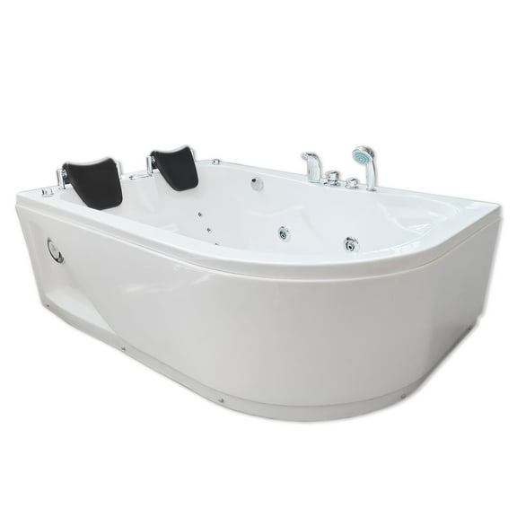 Whirlpool Bathtub white 66.5″ x 45″ with Heater – Havana