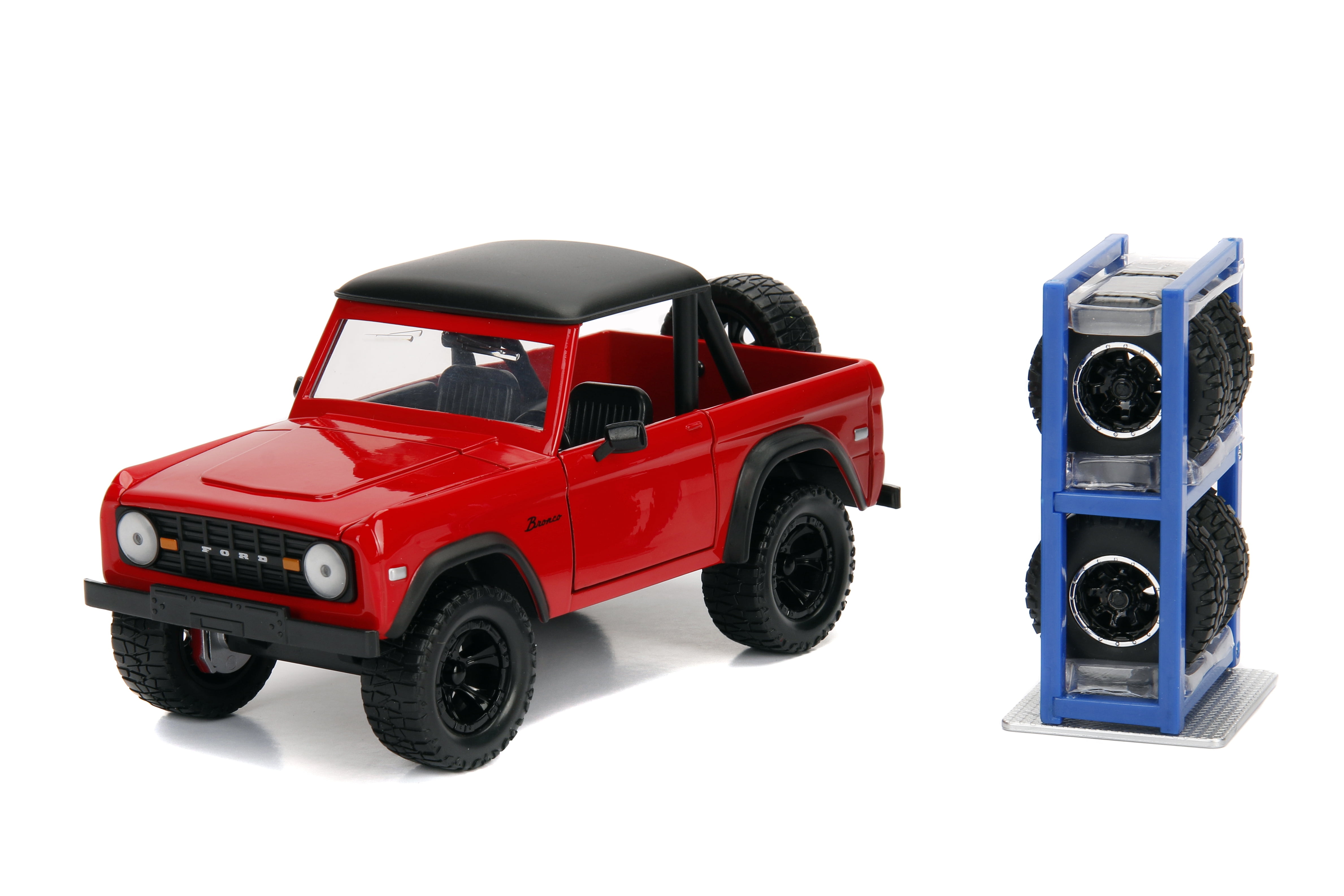 Jada Toys Just Trucks 124 Scale 1973 Ford Bronco Open Top Diecast Car