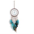 thumbnail image 2 of Bearachild Pequeñas cuentas de plumas de red de ensueño hechas a mano, anillo Circular para coches, pared, exterior, balcón, decoración colgante, Decoración del hogar Bearachild HA008982-00, 2 of 6