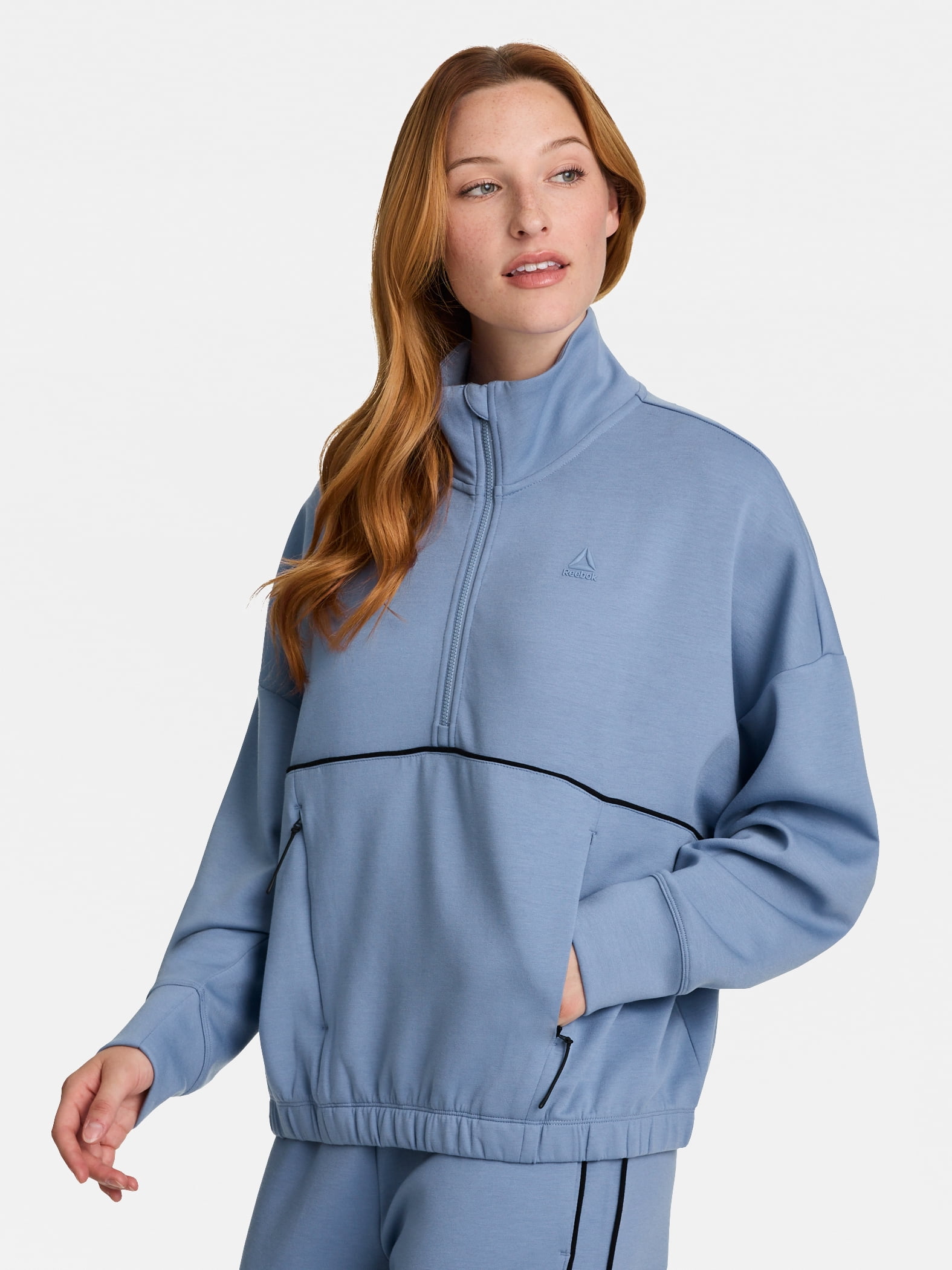 Reebok Women's Momentum 1/2 Zip Sweatshirt, Sizes XS-4X