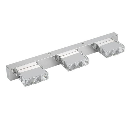 Crystal Mirror Front Light 3 Heads Vanity Bathroom Lamp Crystal Mirror Front Light 3 Heads Vanity Bathroom Lamp Fixtures