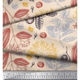 thumbnail image 3 of Soimoi Modal Satin Fabric Fruits,Spices & Leaves Fabric Prints By Yard 42 Inch Wide, 3 of 3