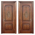 thumbnail image 2 of Unpainted European Clear Wood-Carved Applique Onlay Picture Frame Discs Decor Wooden for Wedding Door Home 25 x 15cm, 2 of 5