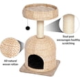 thumbnail image 4 of Cat Scratching Post Forte Huge Cat Scratching Post with Extra-Durable Sisal Wrap and Tan Giant Cat Post Model F-BR, 4 of 5