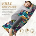 thumbnail image 3 of KLL Ultra Soft Microfiber Body Pillow Cover/Pillowcases 20"x54" with Hidden Zipper Closure-Colorful Carp Streamer, 3 of 5