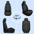 thumbnail image 7 of AOMSAZTO 2PCS Front Seat Covers for Chevy/Chevrolet Blazer 2019-2024 2025 Waterproof Seat Covers Faux Leather Automotive Seat Protectors Cushions(2 Front Seat,Black), 7 of 7