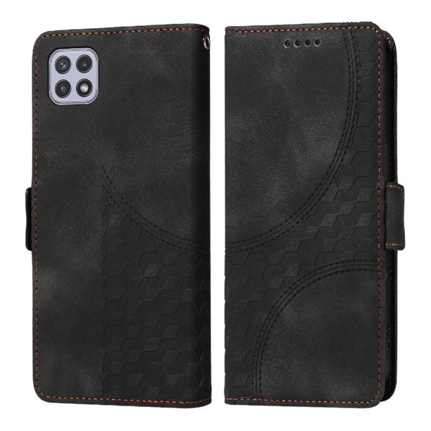 Funda GANGXUN para Samsung Galaxy A22 5G con diseño acolchado elegante, cuero PU, protección total y ajuste preciso
