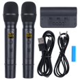 thumbnail image 2 of Wireless Microphone System,Wireless Microphone Wireless Dual Wireless Dual UHF Microphone Set UHF Microphone Set Built for Precision, 2 of 14