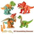 thumbnail image 3 of Montaje de rompecabezas Modelo de dinosaurio Combinación Desmontaje Tornillo Modelo de dinosaurio Conjunto Tmvgtek juguetes de los niños, 3 of 8