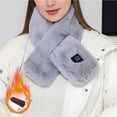 thumbnail image 2 of IROINNID Scarfs for Men and Women USB Electric Charging Neck And Shoulder Winter Cold Protection And Warm Keeping Scarf,Gray, 2 of 9