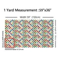 thumbnail image 3 of Castle Fairy Teenager Geometric Plaid Fabric by the Yard 3 Yards,Colorful Lattice Sewing Fabric,Abstract Minimalist Fabric for Sewing,Lightweight Room Decor, 3 of 6