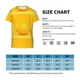 thumbnail image 4 of Honeii Yellow Lemon Print Youth Short Sleeve T-Shirt,Boys Athletic Shirt,Quick Dry Short Sleeve Performance Moisture Wicking T Shirt, 4 of 6