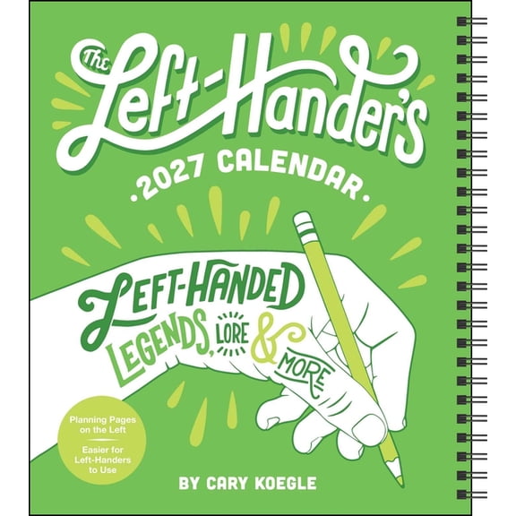 The Left-Hander's 2027 Weekly Planner Calendar, (Paperback)