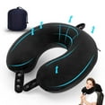 thumbnail image 2 of Almohada de viaje Almohada cervical de espuma viscoelástica para avión Almohada cómoda para dormir y descansar en tren o coche, 2 of 8