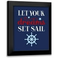 thumbnail image 1 of Robinson, Tamara 20x24 Black Modern Framed Museum Art Print Titled - Let Your Dreams Set Sail, 1 of 5