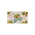 thumbnail image 2 of Kitchen Rugs and Mats Non Skid Washable Sunflower Wood Colored Flowers Kitchen Mat and Rug Set,Floor Cushion Waterproof Rug,Rubber Backed Area Rugs for Kitchen Laundry, 2 of 7