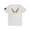 White, variant on Womens' Crew Neck Short Sleeve Gold Rose Tee - White