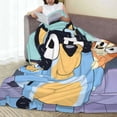 thumbnail image 3 of Lsque Bluey Pattern Fuzzy Fleece Throw Blanket Extra Large,Super Soft,Fluffy and Warm Blankets for Couch,Bed,All Season Use (40"x30"), 3 of 7