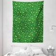 thumbnail image 1 of Abstract Green Tapestry, Cartoon Ivy Plants with Leaves Nature Theme, Wall Hanging for Bedroom Living Room Dorm Decor, 60W X 80L Inches, Hunter Green Avocado Green Pistachio Green, by Ambesonne, 1 of 2