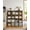 Rustic Brown, variant on Cube Storage Organizer, Set of 16 Plastic Cubes, Cube Shelf, Book Shelf, Closet Organizers and Storage, Room Organization, 12.2 x 48.4 x 48.4 Inches