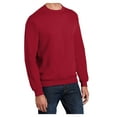 thumbnail image 4 of Yellow Rooster Men's Core Fleece Classic Crewneck Sweatshirt Red XL, 4 of 6