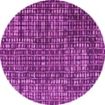 thumbnail image 1 of Ahgly Company Indoor Round Abstract Pink Modern Area Rugs, 8' Round, 1 of 4