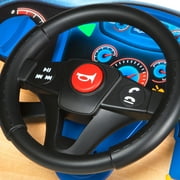 Melissa & Doug Vroom & Zoom Interactive Wooden Dashboard Steering Wheel Pretend Play Driving Toy - FSC Certified 1 Pack