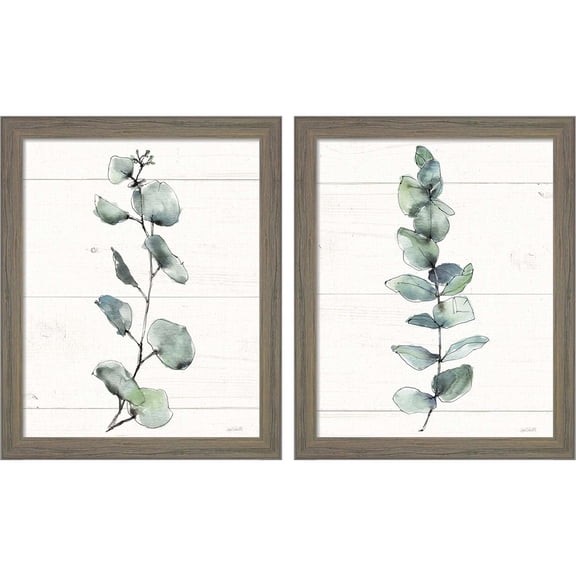 Great Art Now Modern Famhouse v2 by Anne Tavoletti, 2 Piece Framed Art Set Each 9"W x 11"H