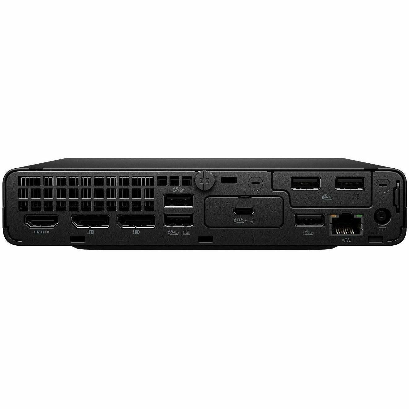 HP ProDesk 4 G1i Desktop Computer - Intel Core Ultra 5 225T - 16 GB - 256 GB PCI Express NVMe SSD - Mini PC - Jack Black - Intel Q870 Chip - Windows 11 Pro - Intel DDR5 SDRAM - Wi-Fi 6 (IEEE 802.11...