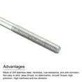 thumbnail image 4 of M2.5x40mm 304 Stainless Steel Push Rod Double End Threaded Rod for DIY, 5Pack, 4 of 6