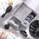 thumbnail image 2 of Juego de cepillos para el cabello Sawysine, 12 unidades, color negro, regalo para el cuidado del cabello, 2 of 6