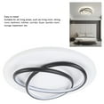 thumbnail image 4 of Lámpara De Techo Moderna, Lámpara De Techo LED Redonda Regulable Empotrada, Control Con Control Remoto Para Sala De Estar, Dormitorio, Comedor, Tres Temperaturas De Color, Fácil, 4 of 7