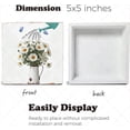 thumbnail image 3 of you are absolutely positively incredibly amazing remember that Wooden Box Sign Home Decor Rustic Spring Flowers Wooden Box Sign Block Plaque for Wall Tabletop Desk Decor 5x5 In, 3 of 5