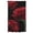 Red, variant on Sheer Curtains 96 Inches Long, Red Rose Semi Sheer Curtains Light Filtering Window Treatment, Vintage Abstract Garden Flower Floral Black Privacy Voile Drapes for Living Room Bedroom 52x96 Inch