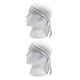 thumbnail image 1 of Diadema para bicicleta Yuarrent sombrero exteriores bufanda a prueba de viento gorro invierno unisex Blanco 2Conjunto, 1 of 6