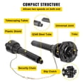 thumbnail image 6 of 6-Spline PTO Shaft for Tractor & Implement, 1-3/8" Series 4 Driveline, 43"-59" Length with Slip Clutch, Fits Brush Hog & Rotary Cutter, 6 of 11