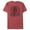 Red Heather, variant on Men's Star Wars Vader Tall Darth & Handsome Arch  Graphic Tee Athletic Heather 2X Large
