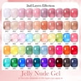 thumbnail image 3 of BORN PRETTY-esmalte de uñas en Gel, barniz semitransparente de camuflaje, UV, LED, 50 colores, 10ml, 3 of 4