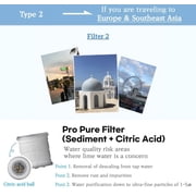 BODYLUV - Puresome Mini Filter Shower Purifier Head + Include Purifier (Travel Size)