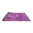 thumbnail image 2 of Ahgly Company Indoor Rectangle Medallion Purple Traditional Area Rugs, 6' x 9', 2 of 4