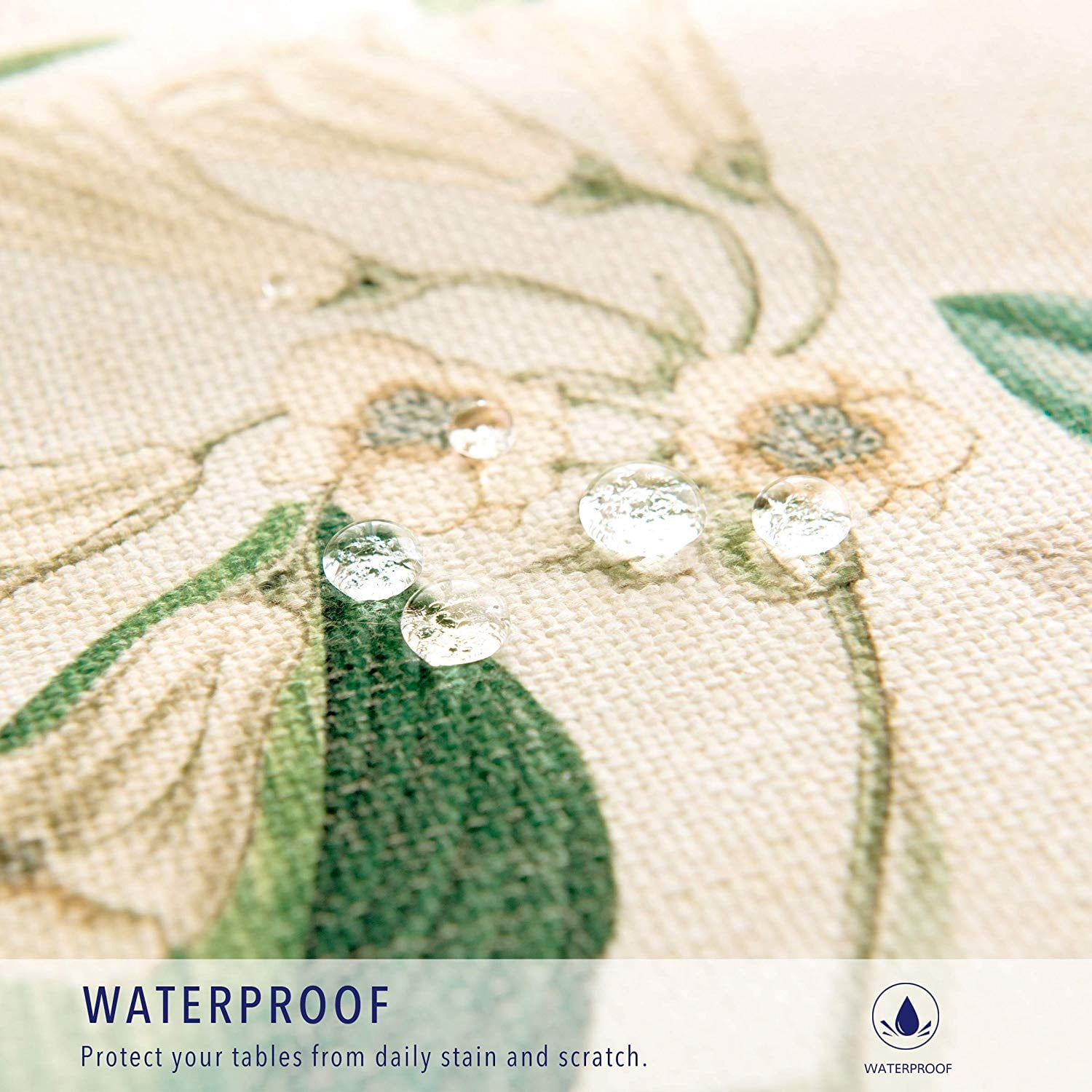 Subrtex Placemat Printed for Dining Table Waterproof Heat-Resistant Washable Table Mats (Orchid, 4pcs)