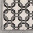 thumbnail image 4 of Well Woven Lev Ivory & Grey Links Geometric Area Rug 6'7" x 9'3", 4 of 7