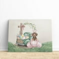 thumbnail image 3 of Easter Egg Dachshund Bunny Ear Welcome Spring Truck Horizontal Matte Canvas Poster Wiener Dog Lover Gifts Idea Wall Art Home Decor - 12002, 3 of 5