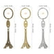 thumbnail image 5 of 12 Uds llavero Retro Torre Eiffel llavero Mini llavero colgante decoraciones (dorado/plateado/bronce), 5 of 6